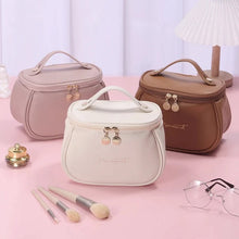 Load image into Gallery viewer, PU Leather Travel Makeup Bag