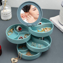 Load image into Gallery viewer, 4 Layers Rotatable Jewelry Storage Box