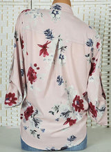 Load image into Gallery viewer, Floral Casual Stand Collar Long Sleeve Blouses