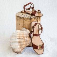 Load image into Gallery viewer, Buckle Flat Heel Sandals