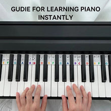 Load image into Gallery viewer, Removable Piano Keyboard Note Labels