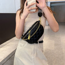 Load image into Gallery viewer, Versatile diamond plaid chest bag