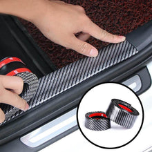 Load image into Gallery viewer, Car Carbon Fiber Threshold Sticker