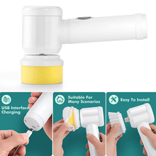 Load image into Gallery viewer, Saker Rechargeable Electric Cleaning Brush