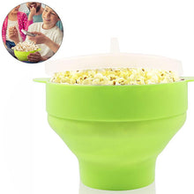 Load image into Gallery viewer, Silicone Popcorn Popper Bowl