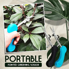Load image into Gallery viewer, Portable Pointed Gardening Scissor