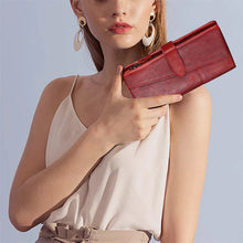 Load image into Gallery viewer, RFID Large Capacity Vintage Genuine Leather Purse