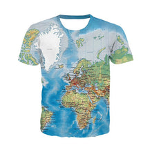 Load image into Gallery viewer, World Map Men&#39;s T-shirt &amp; Hoodie