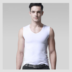 Ice Silk Seamless Vest for Men