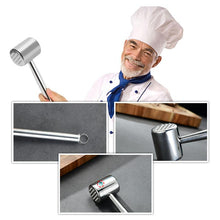 Load image into Gallery viewer, Stainless Steel Tenderizer Meat Hammer