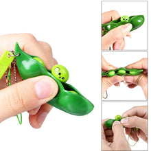 Load image into Gallery viewer, Infinite Squeeze Pea Expression Keychain