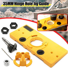 Load image into Gallery viewer, Woodworking 35mm Hinge Hole Jig Guide