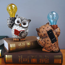 Load image into Gallery viewer, Owl Solar Ornament
