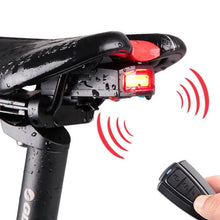 Load image into Gallery viewer, Bicycle Rear Light Remote Control Alarm Lock