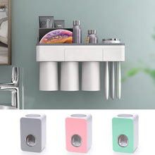 Load image into Gallery viewer, Practical Toothbrush Holder Set With Toothpaste Dispenser