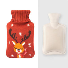 Load image into Gallery viewer, Rubber Hot Water Bottle with Knit Cover
