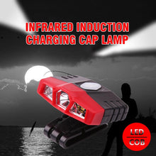 Load image into Gallery viewer, Infrared Induction Charging Cap Lamp