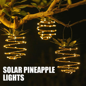 Solar Pineapple Lights