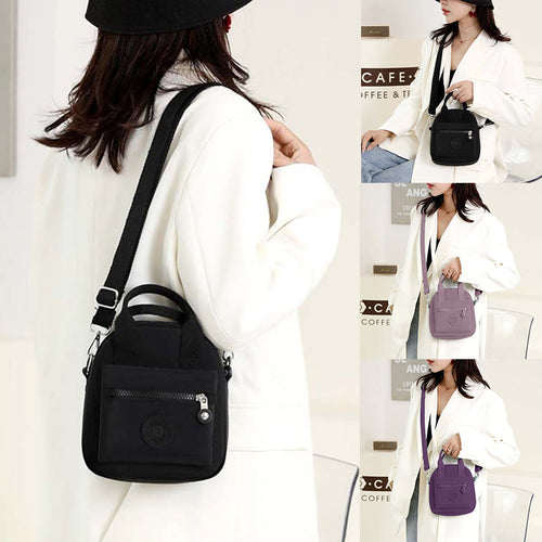 Nylon Satchel Handbag