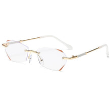 Load image into Gallery viewer, Fashionable Anti-blue Light Rimless Reading Glasses