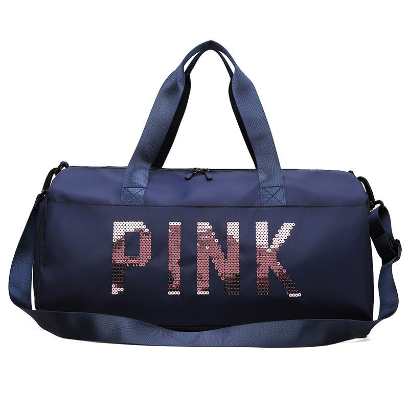 Nylon Pink Fitness Bag