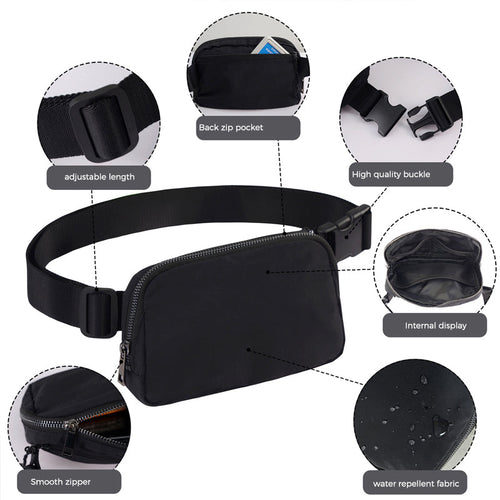 Nylon Waterproof Waist Bag