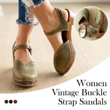 Load image into Gallery viewer, Fashion Retro Round Head With Sandals