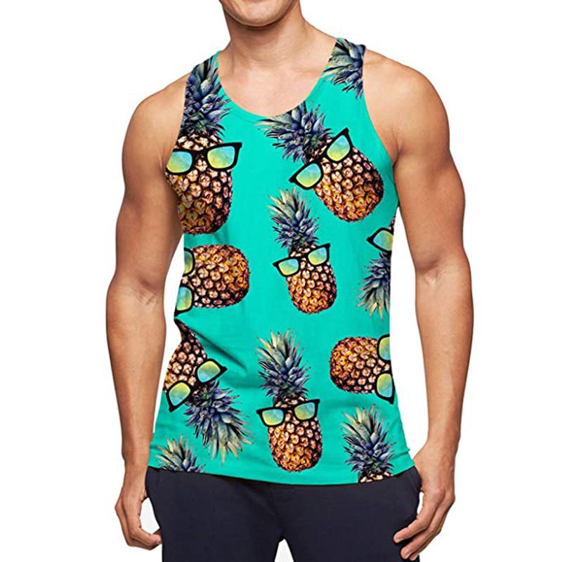 Comfortable summer pineapple vest
