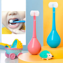 Load image into Gallery viewer, Three-sided Children's Toothbrush