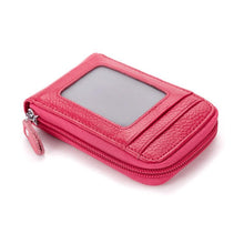 Load image into Gallery viewer, RFID Anti-theft Brushed Leather Organ Card Holder