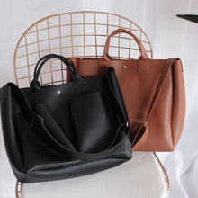 Load image into Gallery viewer, Women New Pu Leather Bag Simple Handbag