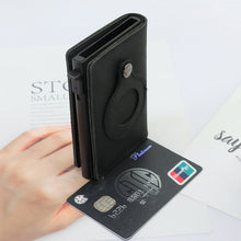 Load image into Gallery viewer, Multifunctional Wallet with Apple AirTag Case Cover Smart Anti-lost RFID Wallet