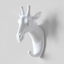 Load image into Gallery viewer, Art Animal Head Wall Hook