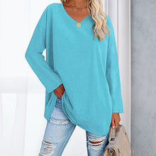 Load image into Gallery viewer, V Neck Drop Sleeve T-Shirt