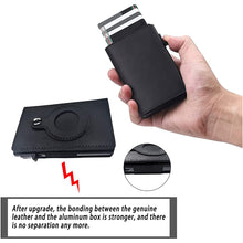 Load image into Gallery viewer, Multifunctional Wallet with Apple AirTag Case Cover Smart Anti-lost RFID Wallet