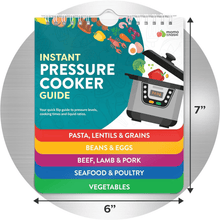 Load image into Gallery viewer, Air Fryer Cheat Sheet Magnets Cooking Guide Booklet
