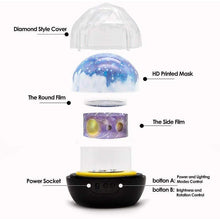 Load image into Gallery viewer, Multifunctional LED Night Light Star Projector Lamp, 5 Sets of Film
