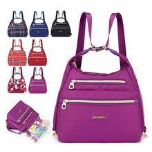 Load image into Gallery viewer, Bag with Double Zippers, Handbag and Shoulder Bag