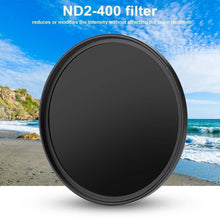 Load image into Gallery viewer, ND2-400 Neutrale Dichtheid Fader Variabele ND Filter