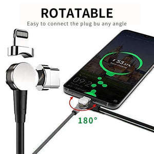 180 rotation Magnetic Charging Cable