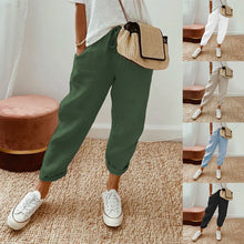 Load image into Gallery viewer, Solid Color Casual Pants