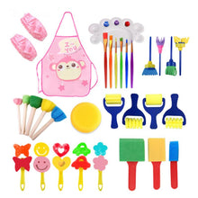 Load image into Gallery viewer, Children&#39;s Sponge Painting Tool Set