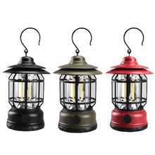 Load image into Gallery viewer, Portable Retro Camping Lamp