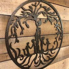 Load image into Gallery viewer, Metal Tree Of Life Wall Decoration