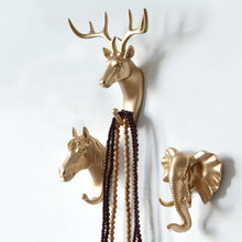 Load image into Gallery viewer, Art Animal Head Wall Hook