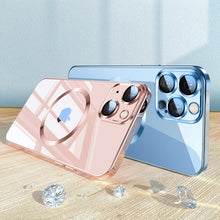 Load image into Gallery viewer, Electroplating Wireless Magnetic Charging All-Inclusive Lens iPhone Case