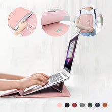 Load image into Gallery viewer, 💻New Year Sale - 50% OFF💻Laptop Sleeve Case Leather Case with Adjustable Stand