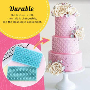 Embossing cake mold