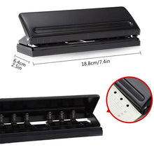 Load image into Gallery viewer, Adjustable 6-Hole Punch Paper Puncher