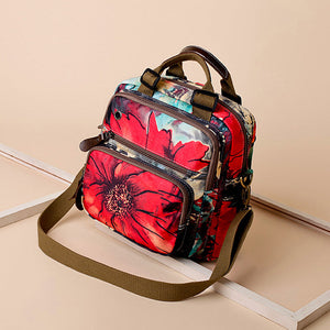 Leisure Style Flower Pattern Backpack